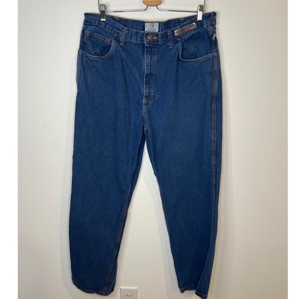 Tyndale Mens FR Flame Resistant Work Jeans Arc Rated CAT 2 Blue 38x30